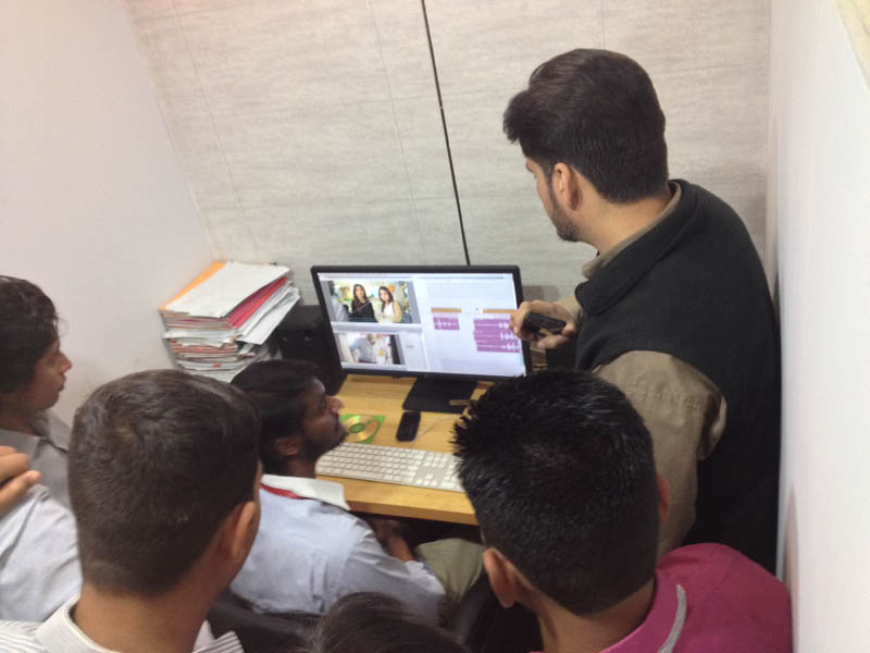 Visit to Q-LINKS Production House
